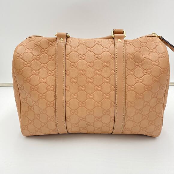 Gucci Dusty Pink Guccissima Leather Medium Joy Boston Bag Top Handle - Picture 13 of 16